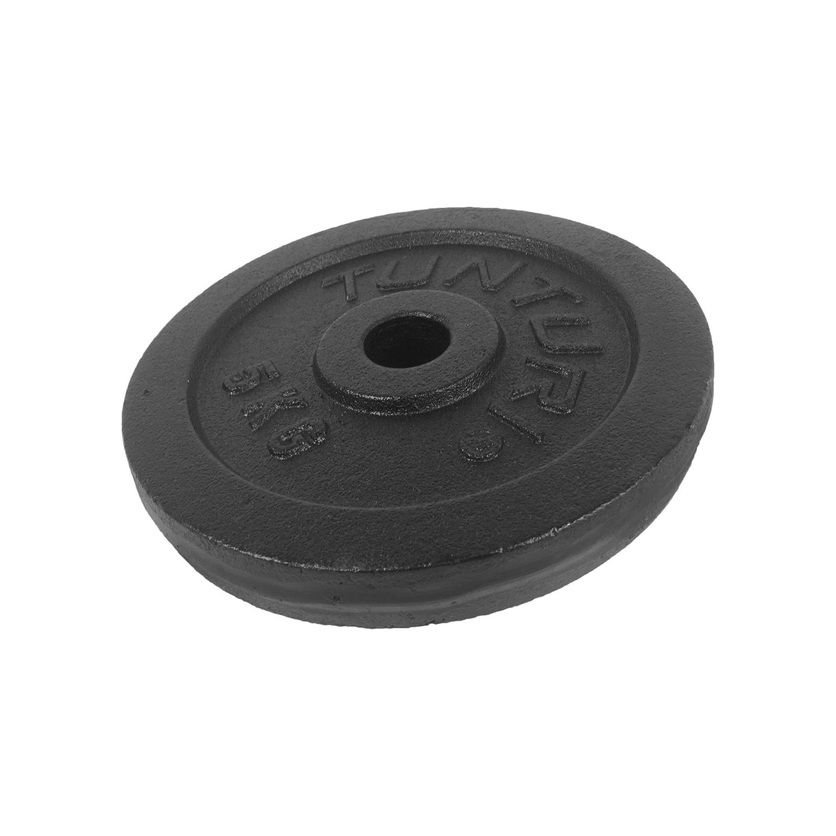 Viktplatta TUNTURI Plate Svart, 30 mm, 5 kg