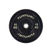 Viktplatta TUNTURI Training Bumper Plate, 50 mm, 15 kg