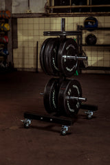 Tunturi Upright Bumper Plate Rack -painonnostolevyteline