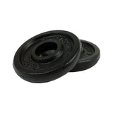 Levypainot TUNTURI Plates Black, 30 mm, 0.5kg