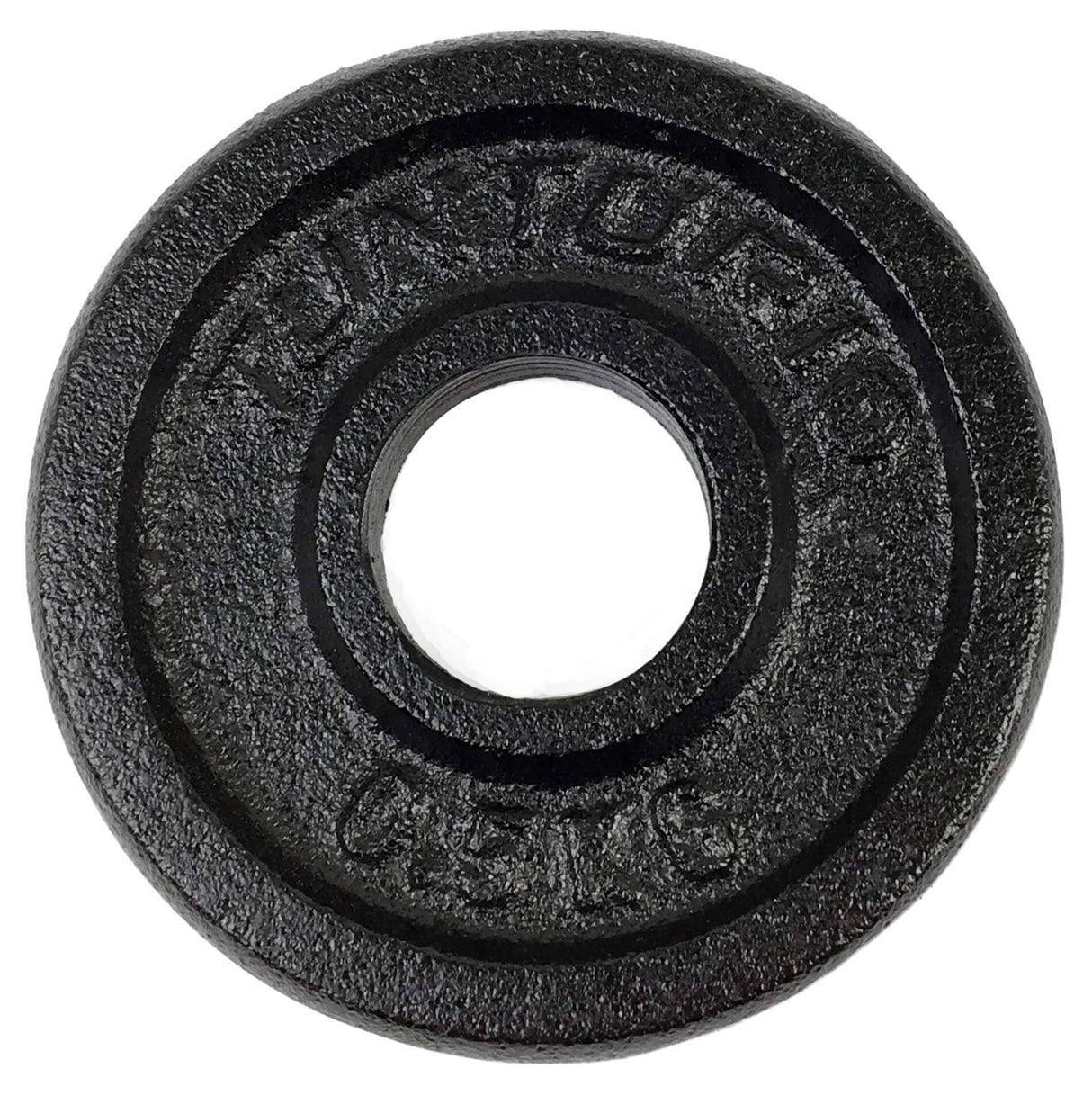 Levypainot TUNTURI Plates Black, 30 mm, 0.5kg