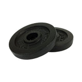 Levypainot TUNTURI Plates Black, 30 mm, 0.5kg