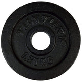 Levypainot TUNTURI Plates Black, 30 mm, 0.5kg
