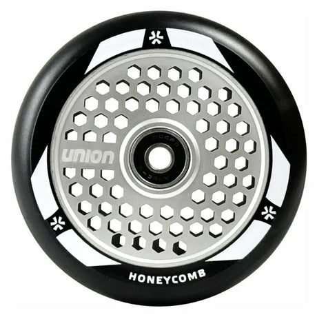 Potkulautapyörä UNION Honeycomb Pro Scooter Wheel 110mm, musta/hopea