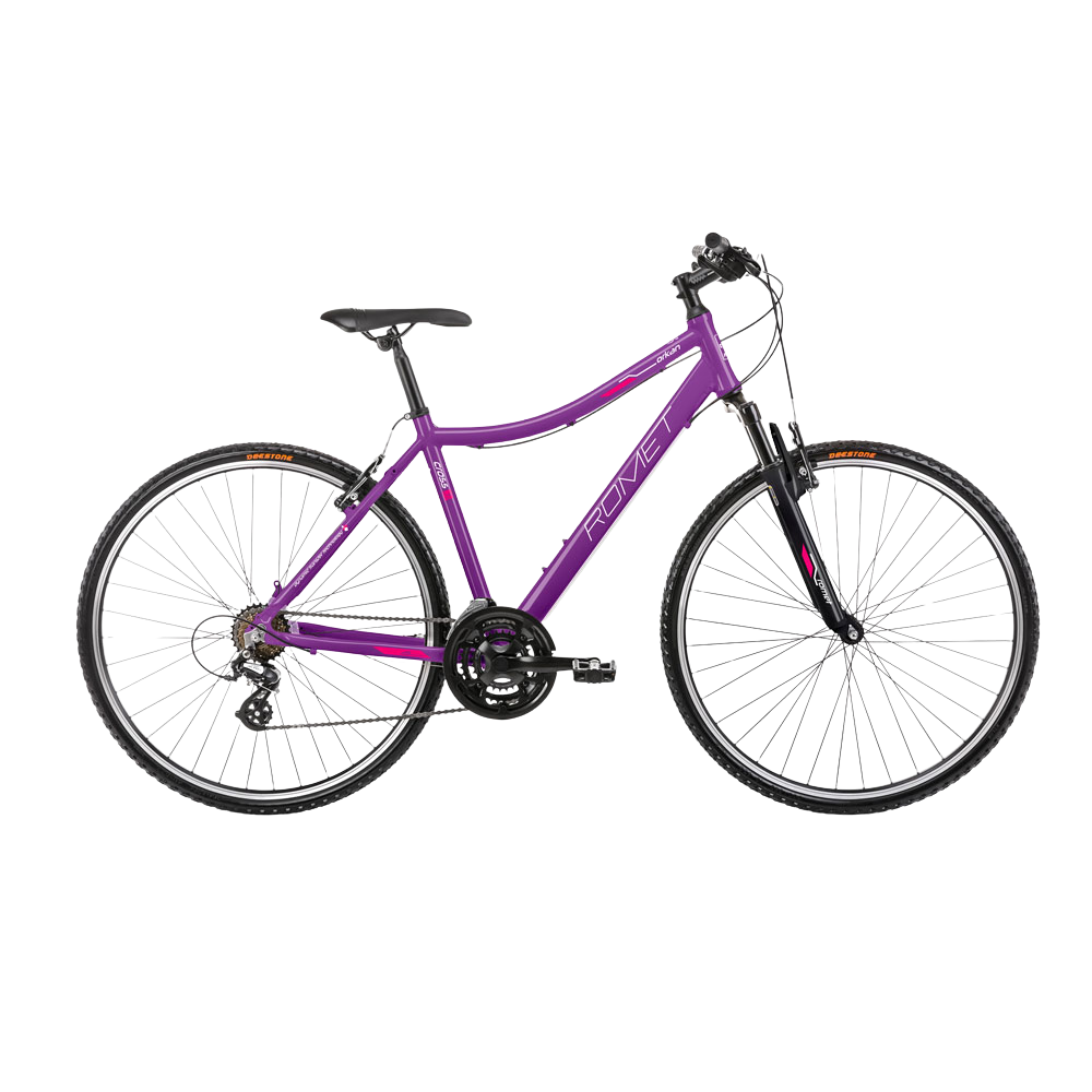 Naistenpyörä ROMET Orkan D, violetti