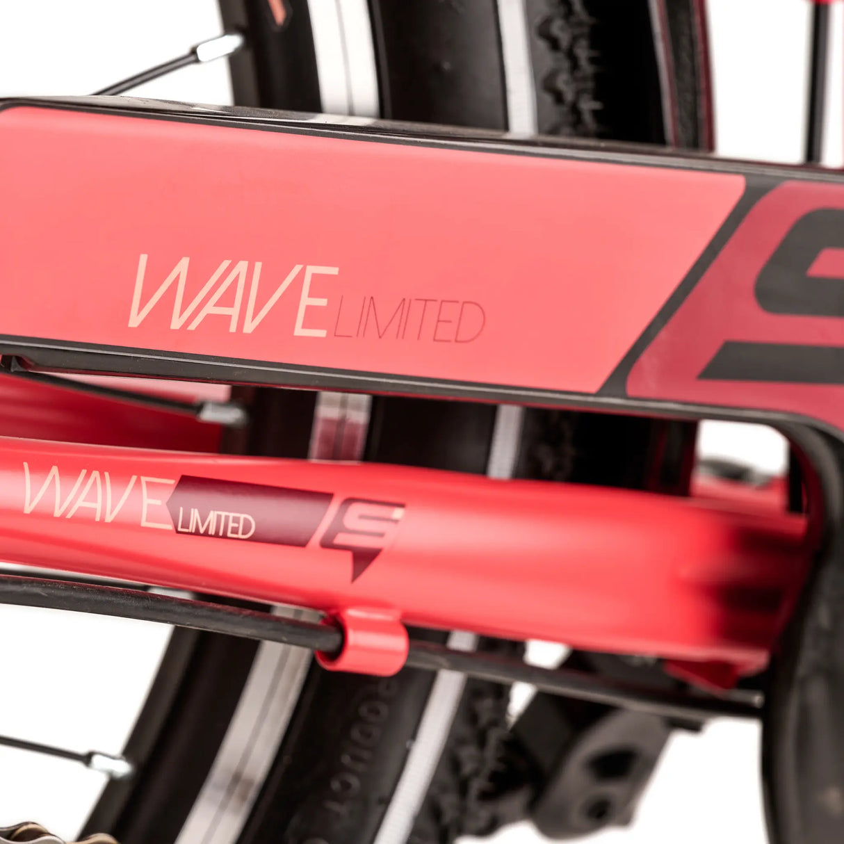 Lastenpyörä S´COOL Wave Steel LTD, 20" koralli/punainen