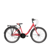 Barncykel S´COOL Wave Steel LTD, 24" korall/röd