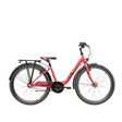 S´COOL Wave Steel LTD ungdomscykel, 26" korall/röd
