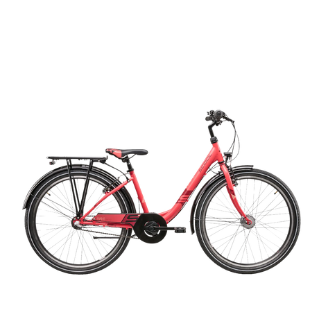 S´COOL Wave Steel LTD nuorten pyörä, 26" koralli/punainen