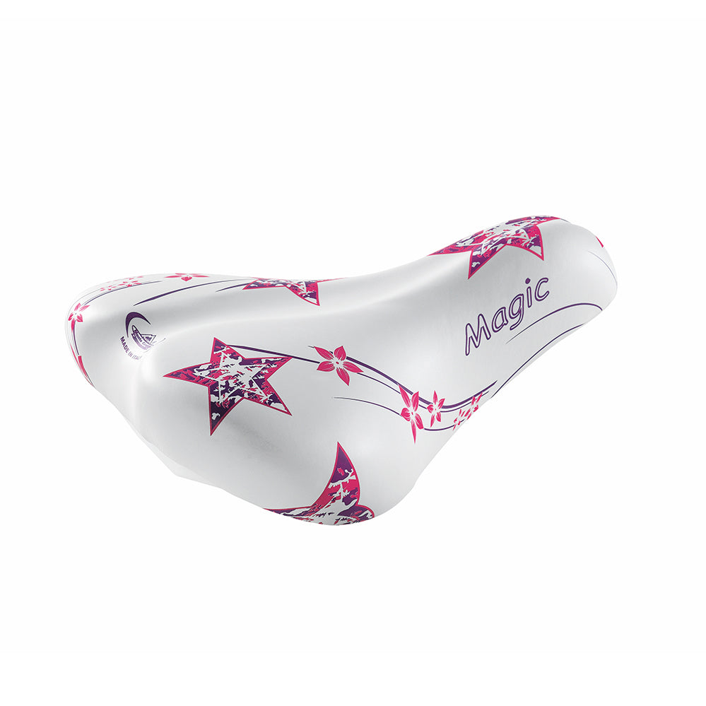 Satula SELLE MONTE GRAPPA Magic 20"-24", valkoinen-pinkki