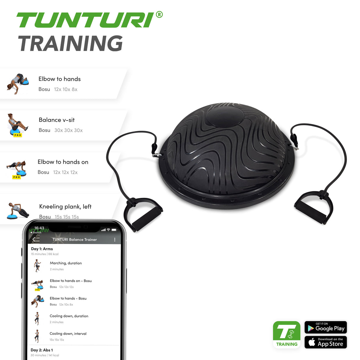 Tasapainolauta TUNTURI Pro Balance Trainer