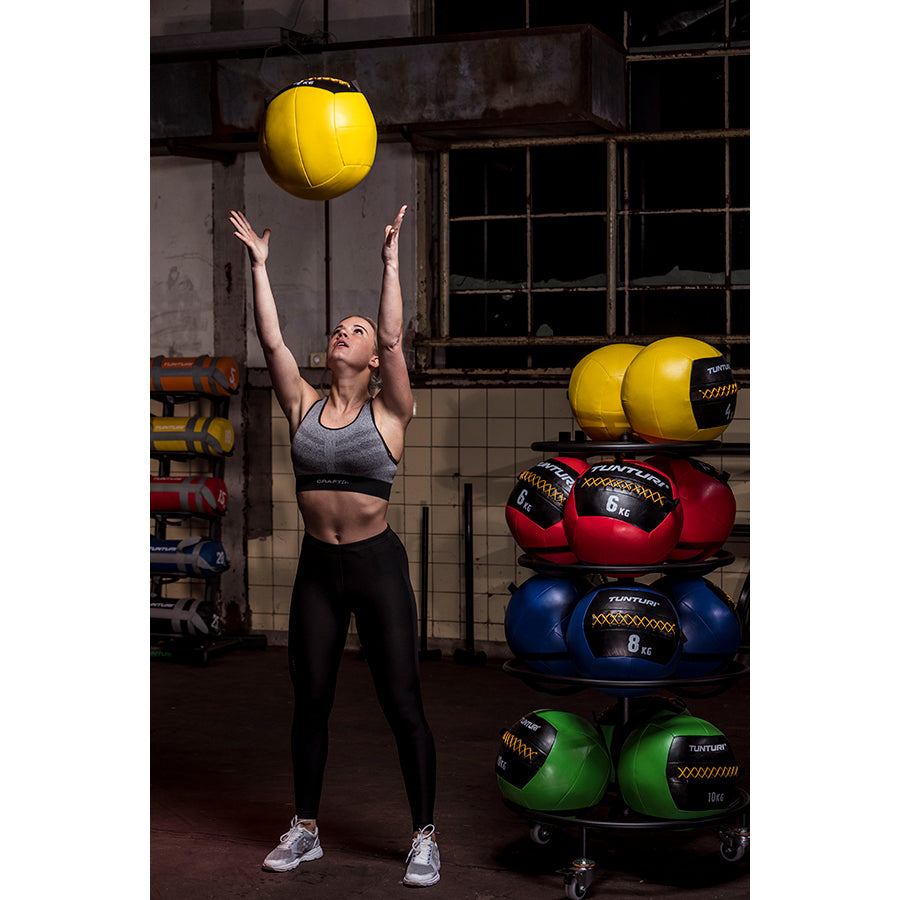 Tunturi Wall Ball 10 kg, vihreä