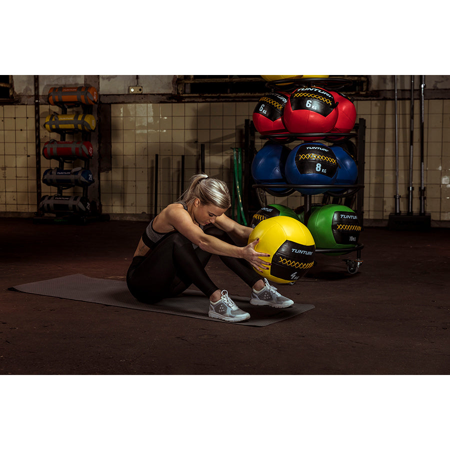 Tunturi Wall Ball 10 kg, vihreä