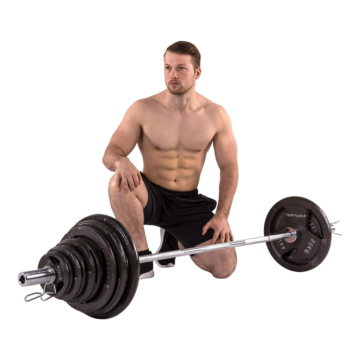 Hantelset TUNTURI 140kg Tri-Grip Hantelset