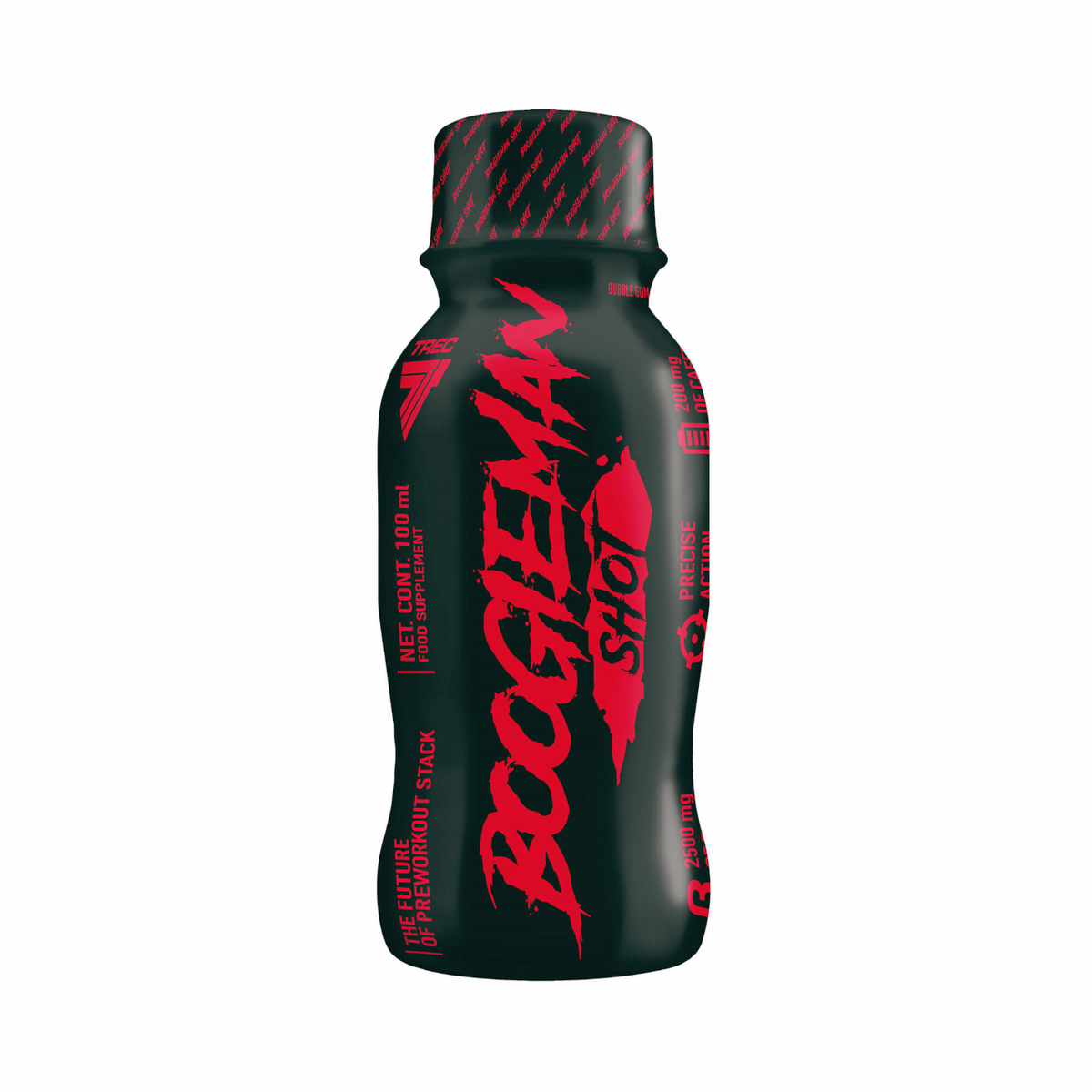 Kofeiinishotti TREC Boogieman Shot 100ml, Bubble Gum