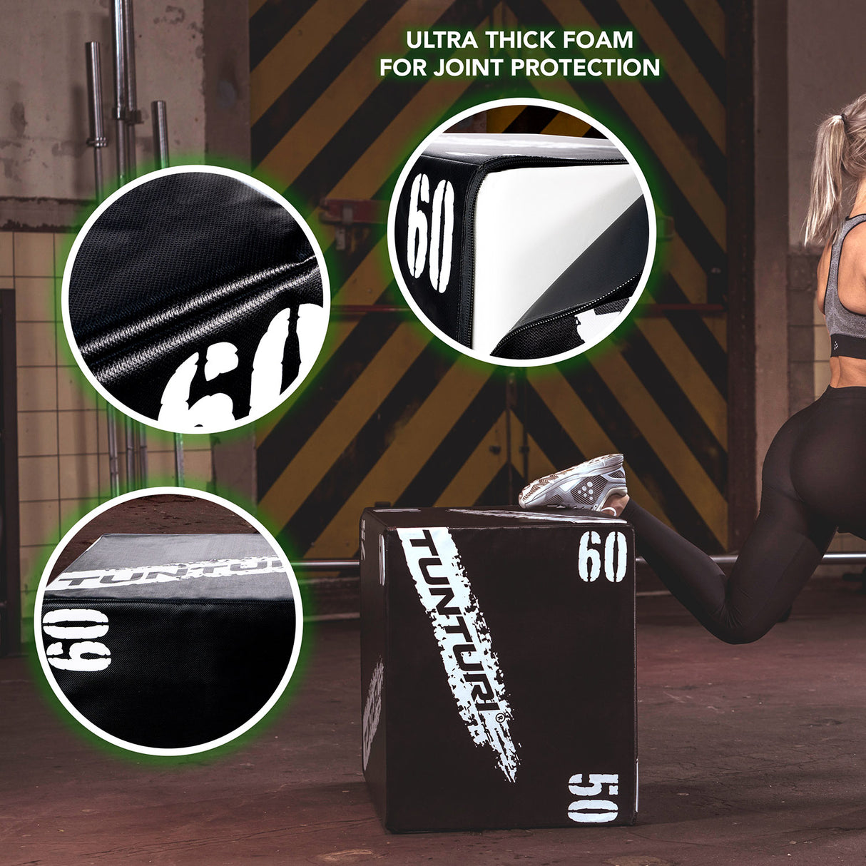 Treenilaatikko TUNTURI Plyo Box Soft (EVA) 40/50/60cm