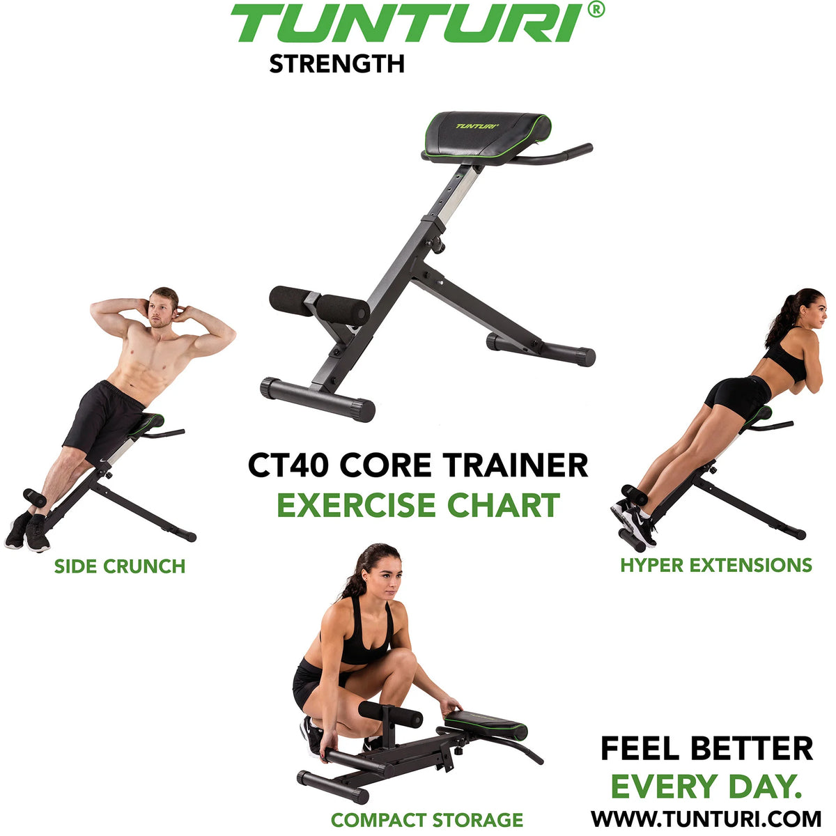 Tunturi CT40 Core trainer -harjoituspenkki