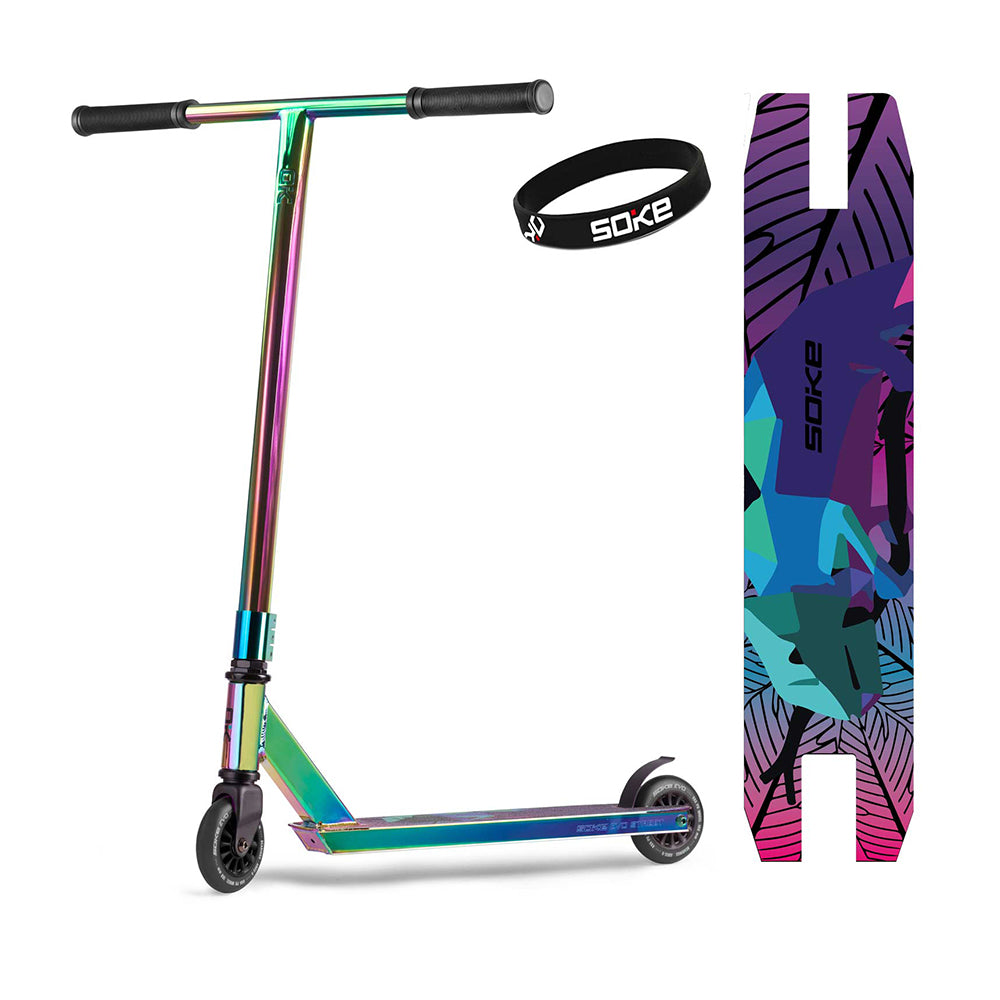 Tricksparkcykel SOKE EVO, neochromic
