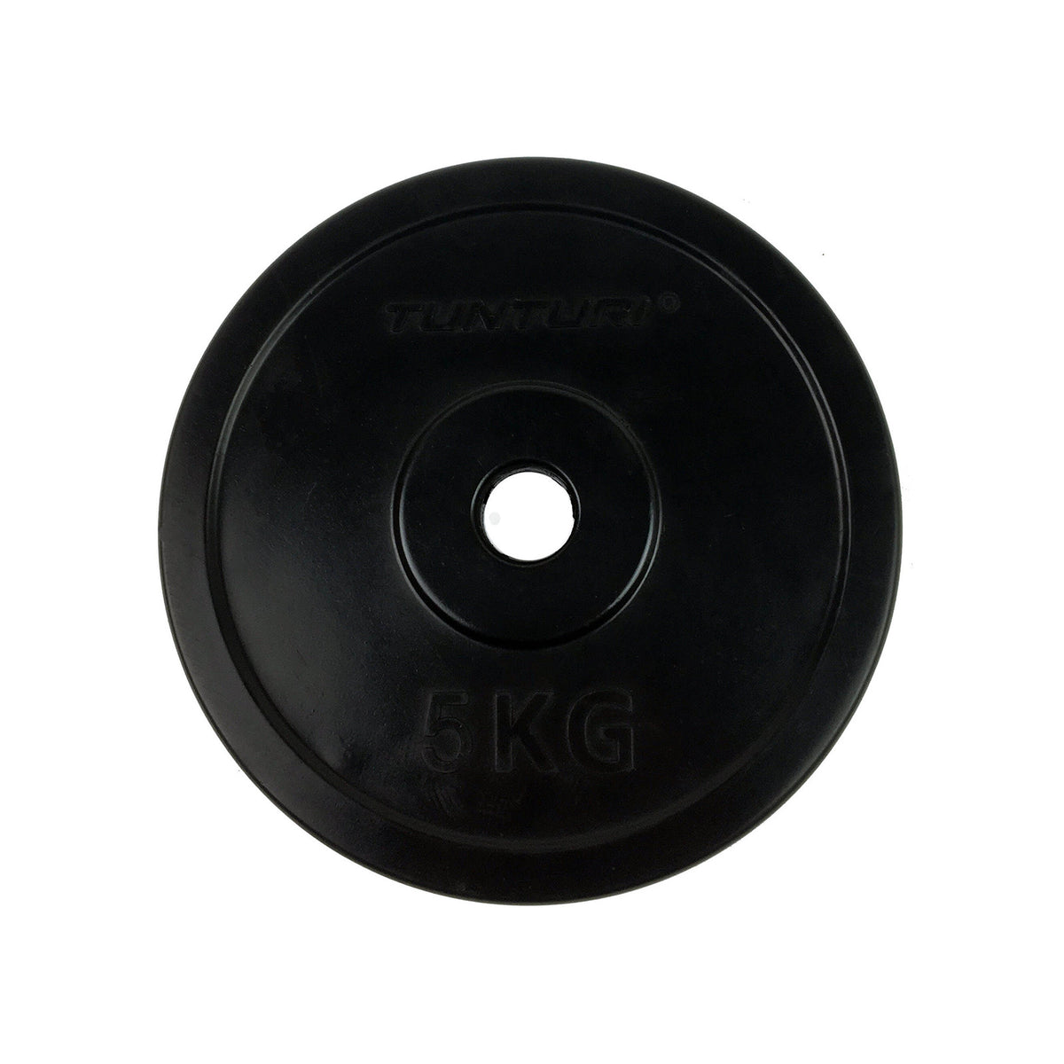 Viktplatta TUNTURI Rubber Plate, 30 mm, 5 kg