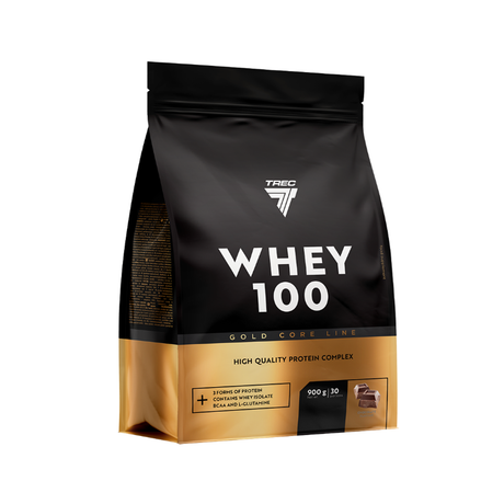 Proteinpulver TREC GOLD CORE WHEY 100 CHOKLAD 900g