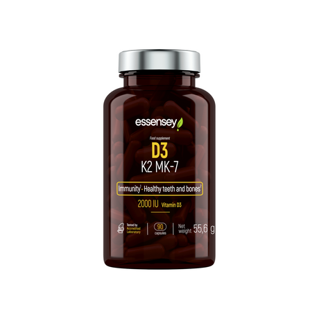 Vitamin Kapslar TREC ESSENSEY Vit. D3 + K2 (MK-7), 90 kapslar