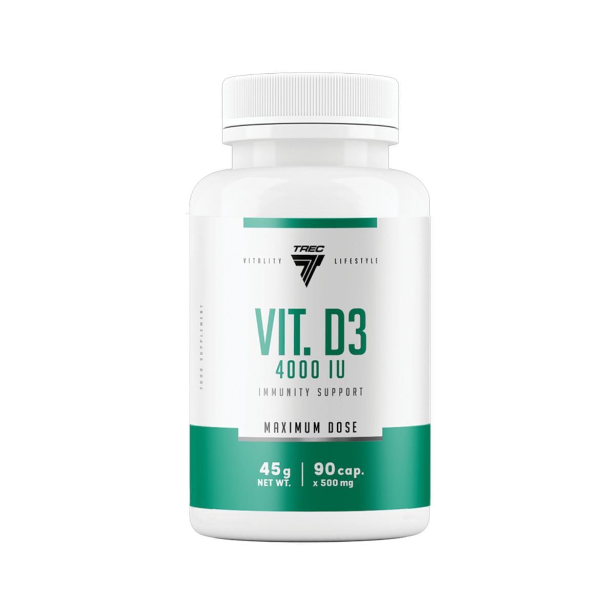 Vitamiinikapselit TREC VIT. D3 4000 IU, 90 kapselia