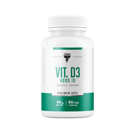 Vitamiinikapselit TREC VIT. D3 4000 IU, 90 kapselia