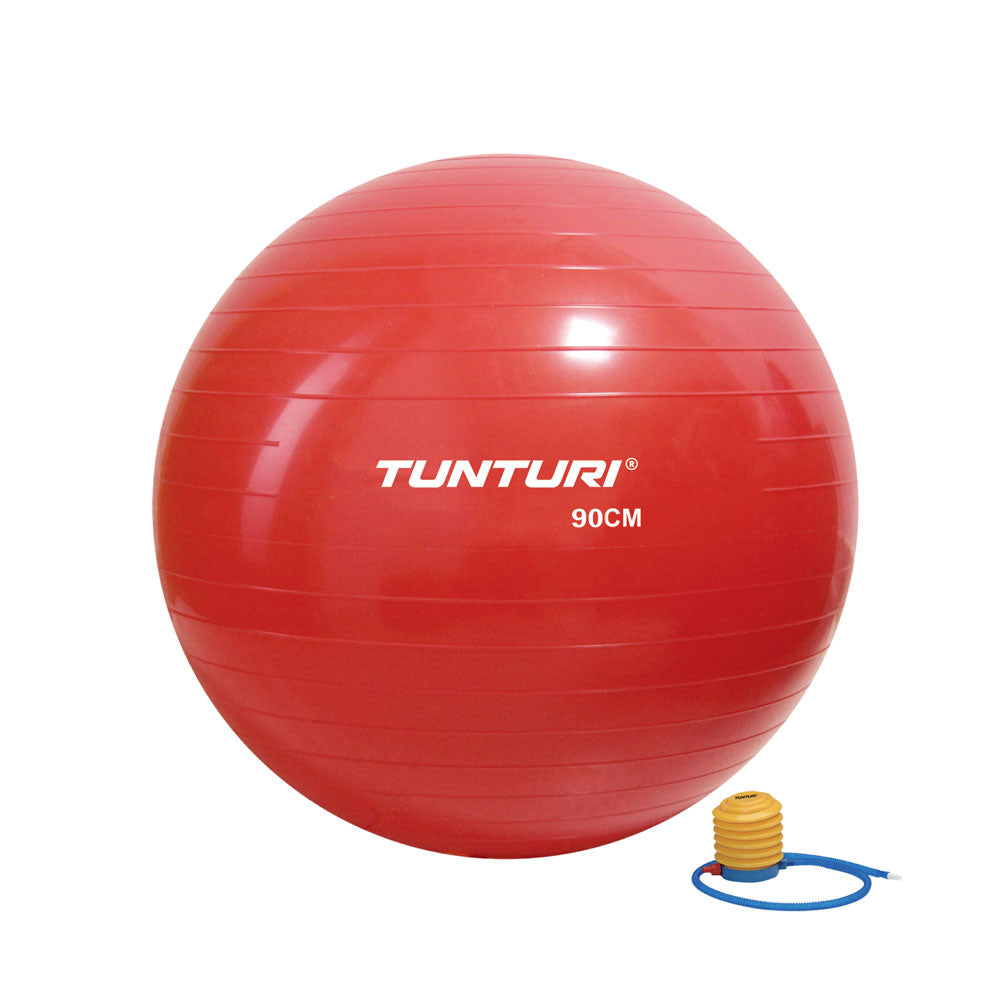 Träningsboll TUNTURI Gymball 90cm, röd