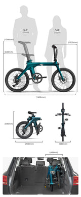 Folding electric bicycle FIIDO X