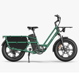 El-lastcykel FIIDO T2 Longtail Cargo, Skogsgrön