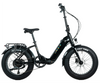Hopfällbar el-fatbike LEADER FOX Cody 20", Svart