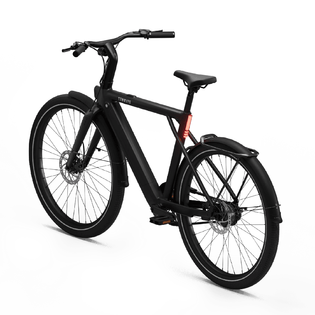 Elcykel TENWAYS CGO009, Midnight Black