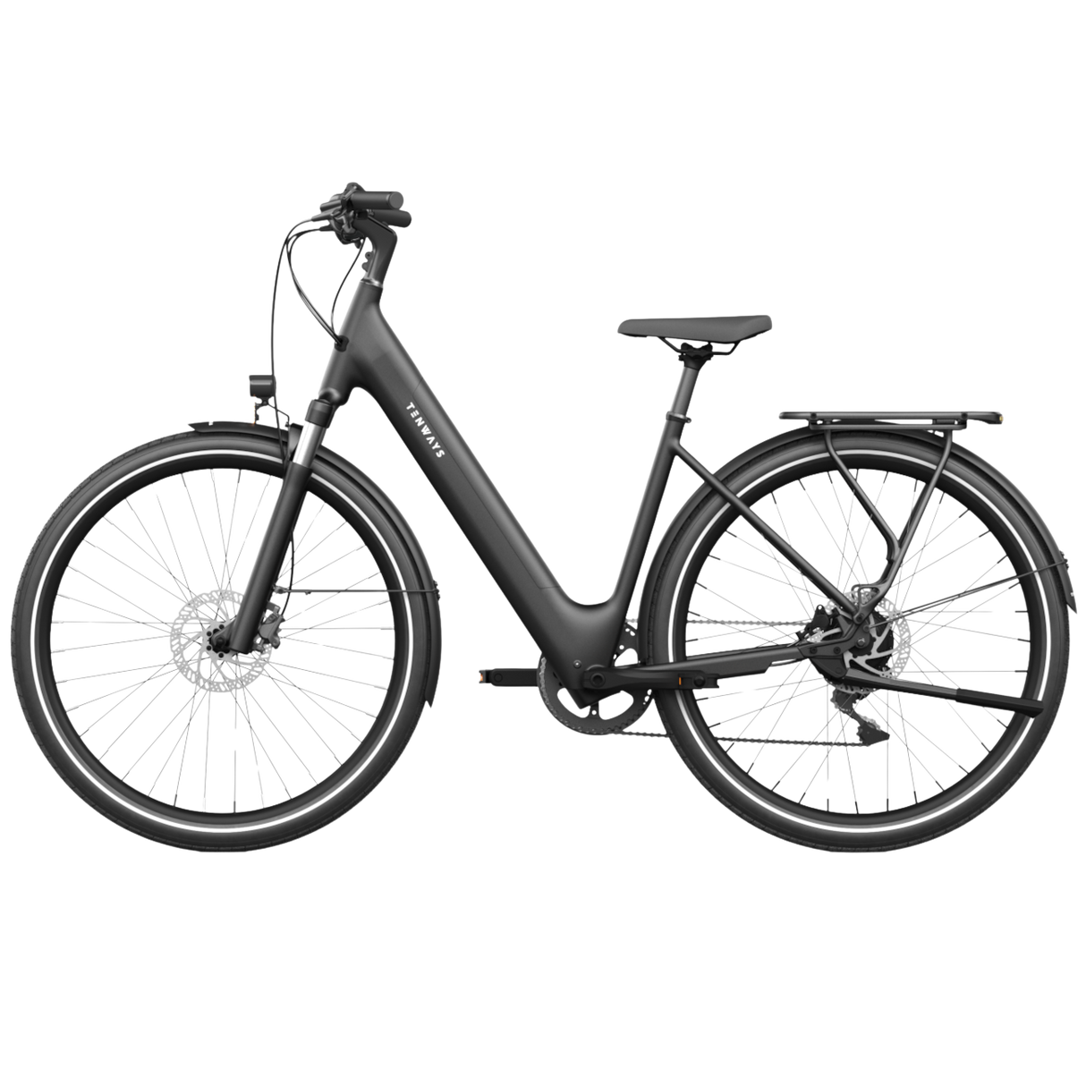 Elcykel TENWAYS CGO800 Plus, Midnight Black