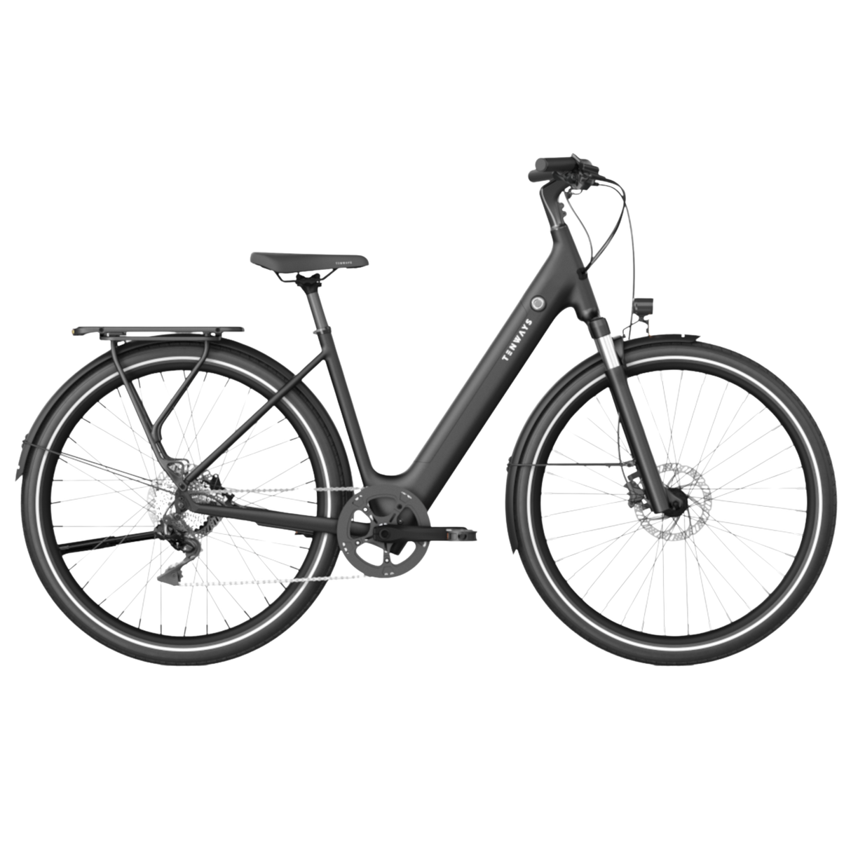 Elcykel TENWAYS CGO800 Plus, Midnight Black