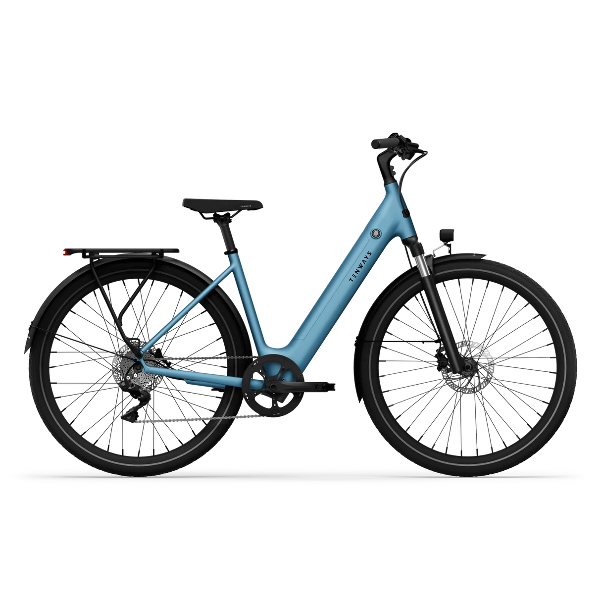 Elcykel TENWAYS CGO800 Plus, himmelsblå