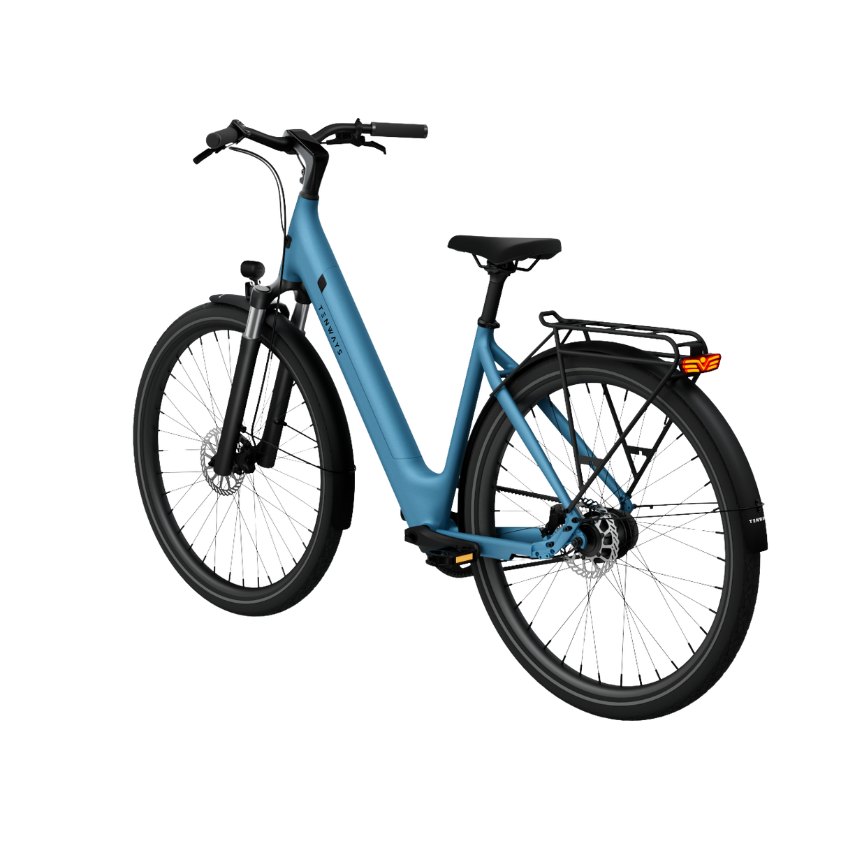 Elcykel TENWAYS CGO800S, himmelsblå