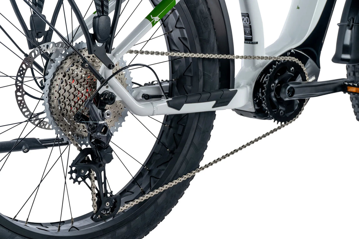 Sähköpyörä fatbike LEADER FOX Brasa 26": Valkoinen