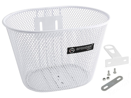 Etukori lastenpyörään SPENCER 16-24″, metalli, valkoinen