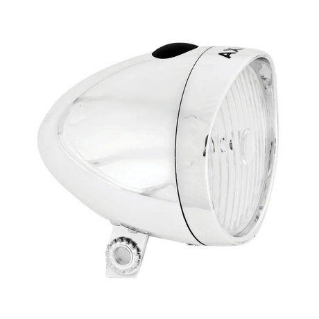 Strålkastare AXA Classic, 4 LUX, med batterier, silver
