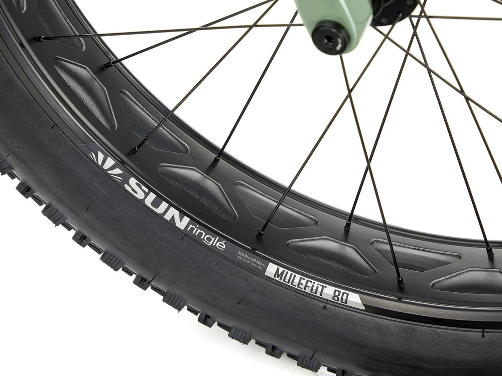 Fatbike KONA Woo, 26" Gloss Metallic (Vihreä)