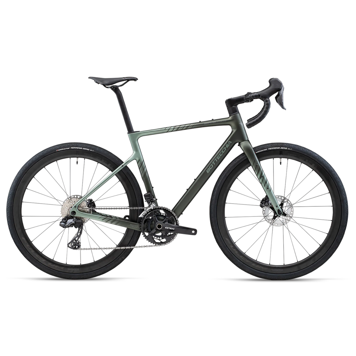 Gravelcykel BOTTECCHIA Gravel Overland - GRX610 24s - 59 Grön