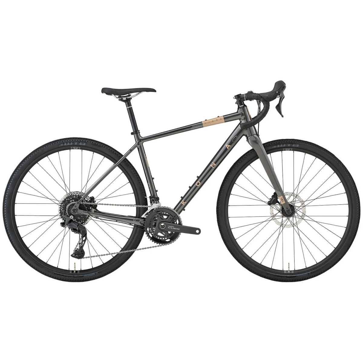 Gravelpyörä KONA Libre (2026) Gloss Metallic Charcoal