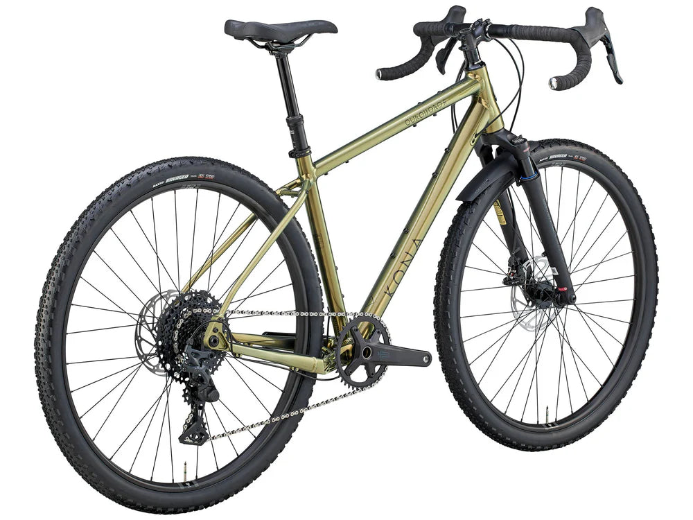 Gravelpyörä KONA Ouroboros AL, Gloss Metallic Turismo Olive (vihreä)