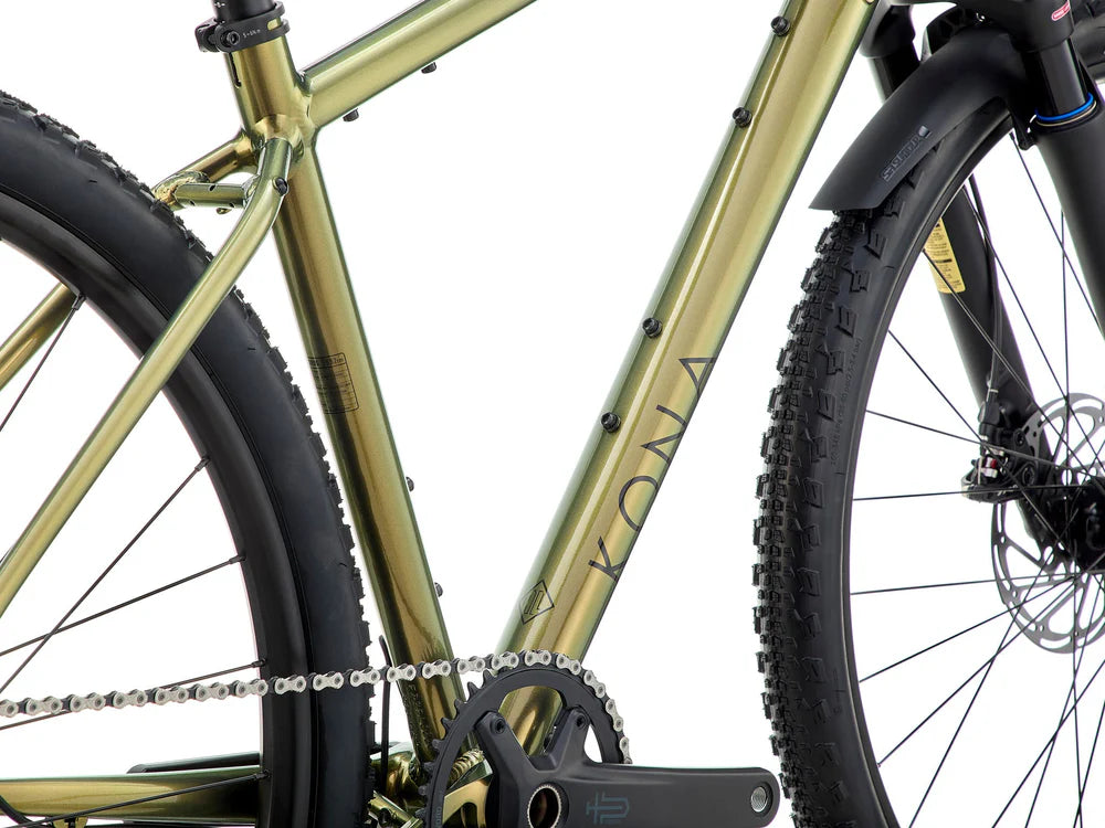 Gravelpyörä KONA Ouroboros AL, Gloss Metallic Turismo Olive (vihreä)