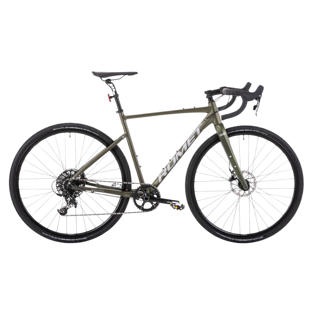 Gravelbike ROMET Boreas 2, grön-grå
