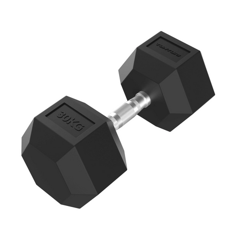 Käsipaino TUNTURI Platinum Hex Kumipinnoitettu Käsipaino, 30 kg