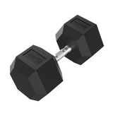 Käsipaino TUNTURI Platinum Hex Kumipinnoitettu käsipaino, 42,5 kg