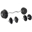 Curlstång Hantlar GUMMI 70kg