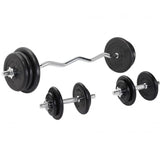 Curlstång Hantlar GUMMI 70kg