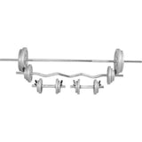 Skivstång Curlstång Hantlar IRON 108kg